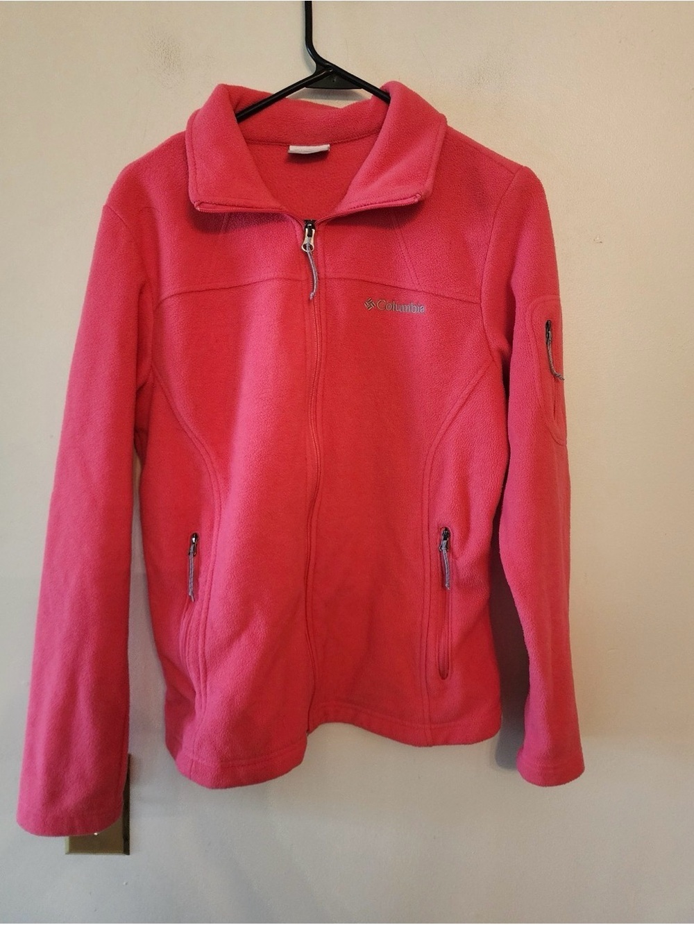 Columbia Women's Size medium Pink Fleece Jacket